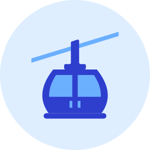 Cable Car Icon from Kameleon Duo - Free Set
