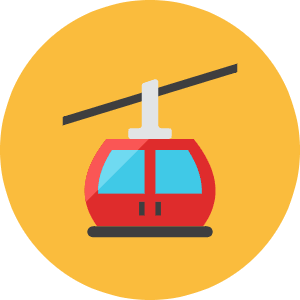 Cable Car Icon from Kameleon Colors - Free Set
