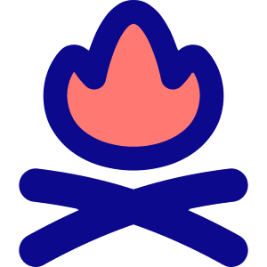 Campfire Icon from Flex Pop - Free Set