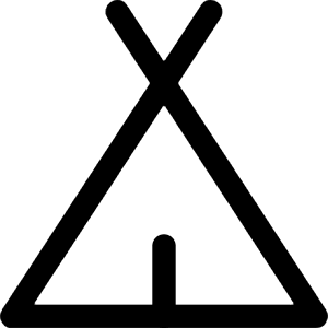 Camping Tent Icon from Core Line - Free Set