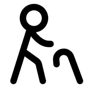 Cane Icon from Core Line - Free Set