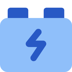 Car Battery Charging Icon from Core Flat - Free Set