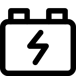 Car Battery Charging Icon from Core Line - Free Set