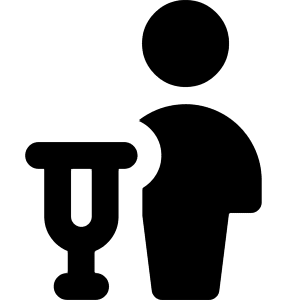 Crutch Icon from Core Solid - Free Set