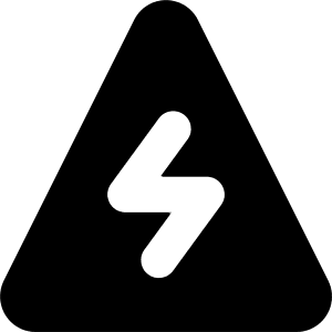 Dangerous Zone Sign Icon from Core Solid - Free Set