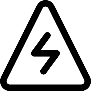 Dangerous Zone Sign Icon from Core Line - Free Set