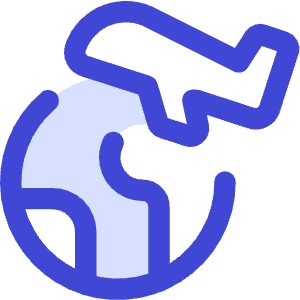 Earth Airplane Icon from Core Duo - Free Set