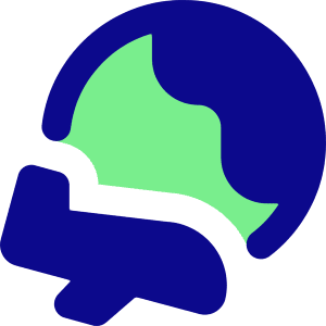 Earth Airplane Icon from Core Pop - Free Set