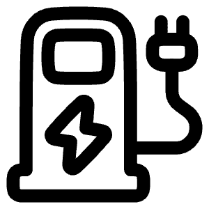 Electric Charging Station Icon from Plump Line - Free Set