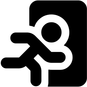 Emergency Exit Icon from Core Solid - Free Set