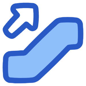 Escalator Up Icon from Plump Duo - Free Set