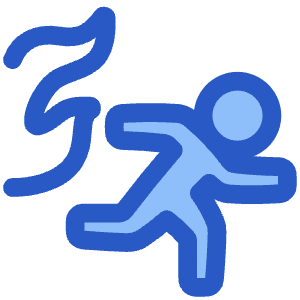 Fire Evacuation Icon from Plump Duo - Free Set