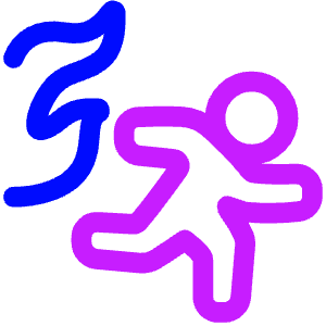 Fire Evacuation Icon from Plump Neon - Free Set