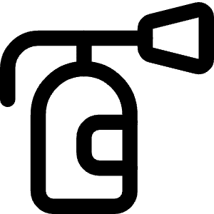 Fire Extinguisher Sign Icon from Core Line - Free Set