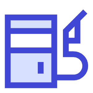 Gas Station Fuel Petroleum Icon from Sharp Duo - Free Set
