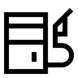 Gas Station Fuel Petroleum Icon from Sharp Line - Free Set