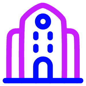 Government Building 1 Icon from Plump Neon - Free Set