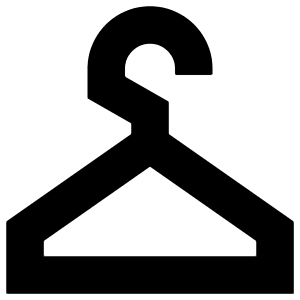 Hanger Icon from Sharp Solid - Free Set