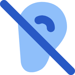 Hearing Deaf 1 Icon from Core Flat - Free Set