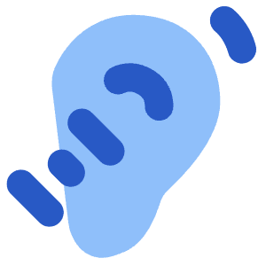 Hearing Deaf 2 Icon from Core Flat - Free Set