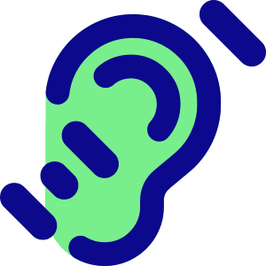 Hearing Deaf 2 Icon from Core Pop - Free Set