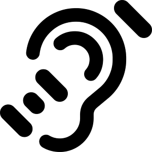 Hearing Deaf 2 Icon from Core Remix - Free Set