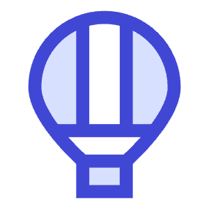 Hot Air Balloon Icon from Sharp Duo - Free Set
