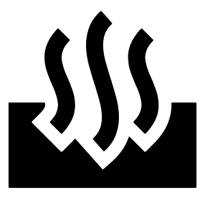 Hot Spring Icon from Sharp Solid - Free Set