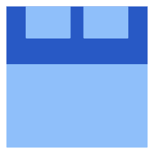 Hotel Bed 2 Icon from Sharp Flat - Free Set