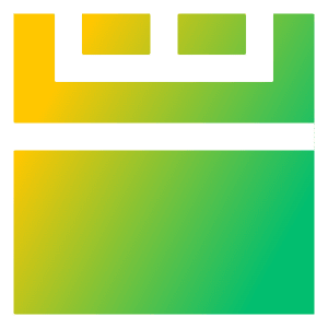 Hotel Bed 2 Icon from Sharp Gradient- Free Set