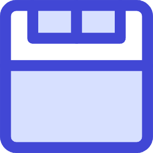 Hotel Bed 2 Icon from Core Duo - Free Set