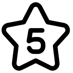 Hotel Five Star Icon from Plump Line - Free Set
