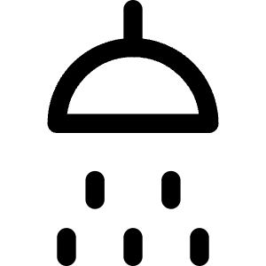 Hotel Shower Head Icon from Core Line - Free Set
