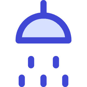 Hotel Shower Head Icon from Core Duo - Free Set