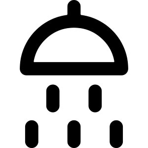 Hotel Shower Head Icon from Core Remix - Free Set