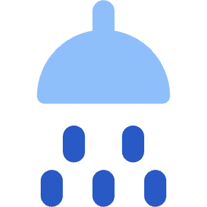 Hotel Shower Head Icon from Core Flat - Free Set