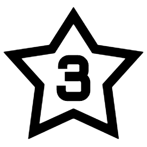 Hotel Three Star Icon from Sharp Line - Free Set