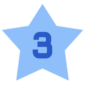 Hotel Three Star Icon from Sharp Flat - Free Set