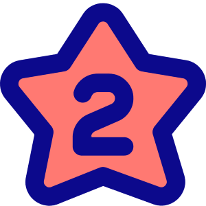Hotel Two Star Icon from Core Pop - Free Set