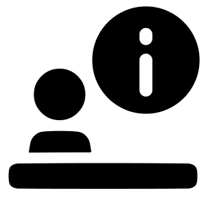 Information Desk Icon from Plump Solid - Free Set
