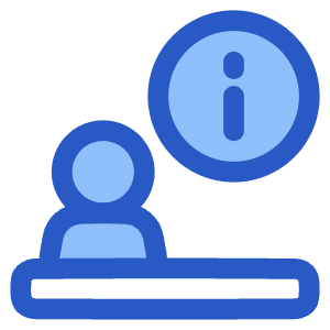 Information Desk Icon from Plump Duo - Free Set
