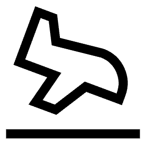 Landing Icon from Sharp Line - Free Set