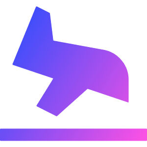 Landing Icon from Sharp Gradient- Free Set