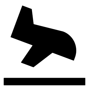 Landing Icon from Sharp Solid - Free Set