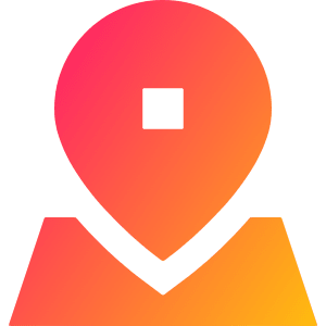 Location Pin 3 Icon from Sharp Gradient- Free Set