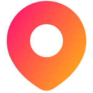 Location Pin Icon from Plump Gradient - Free Set