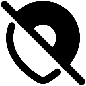 Location Pin Disabled Icon from Plump Remix - Free Set