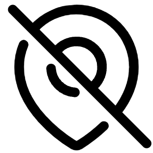Location Pin Disabled Icon from Plump Line - Free Set