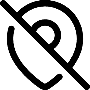 Location Pin Disabled Icon from Core Line - Free Set