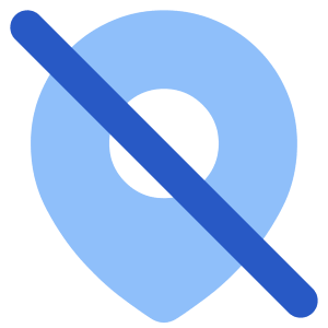 Location Pin Disabled Icon from Plump Flat - Free Set